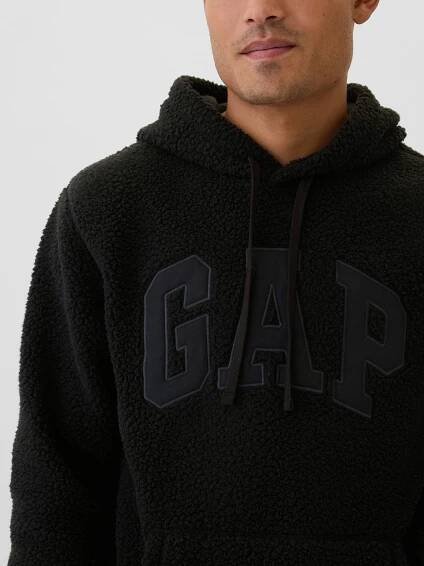 GAP V-FRCH LOGO TEDDY SHERPA