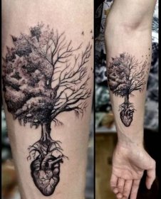 tatuaje-del-árbol-de-la-vida-con-corazón