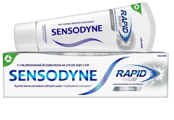 Sensodyne Rapid Relief Whitening zubní pasta 75 ml