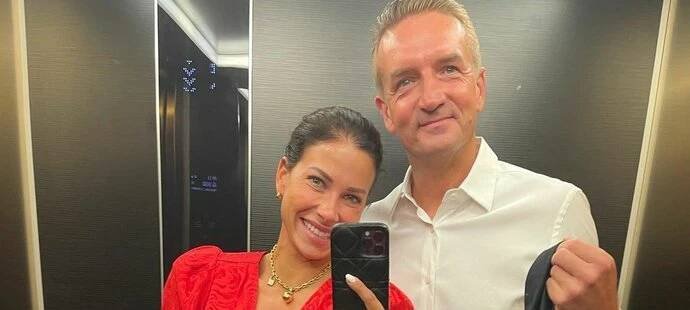 Tereza Peterová s manželem Tomášem, který v Česku organizuje turnaje WTA i zápasy NHL.