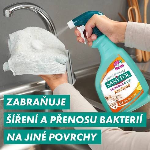 SANYTOL Dezinfekční čistič na kuchyně 500 ml