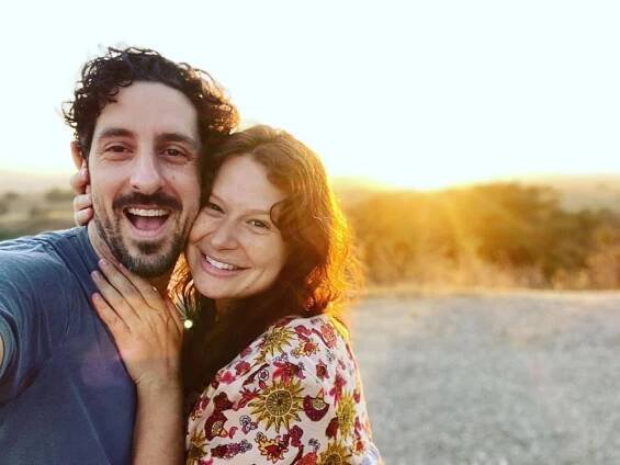 Katie Lowes and Adam Shapiro