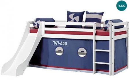 Dětská postel se zábranou Aeroplane-Basic-A2-1 | Nábytek Aldo