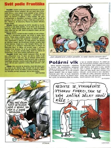 Vtipy od Jiří Šrámek | Dikobraz 