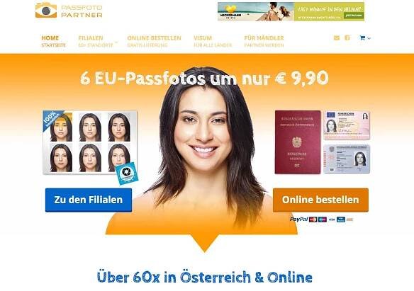 Passfotopartner Website redesign