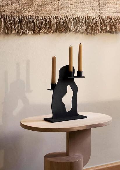 Svícen Erode - Ferm Living 1104266424 | FormAdore