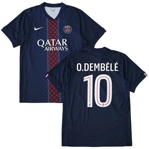 Paris Saint-Germain domácí dres 2025/26 s potiskem Dembélé 10
