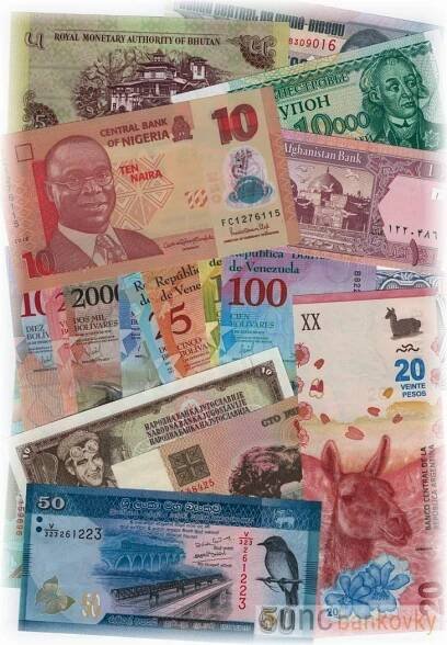 100ks svět dealer set UNC