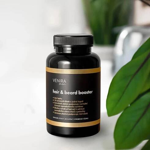 Venira Hair & beard booster kapsle vlasy, nehty a pokožka