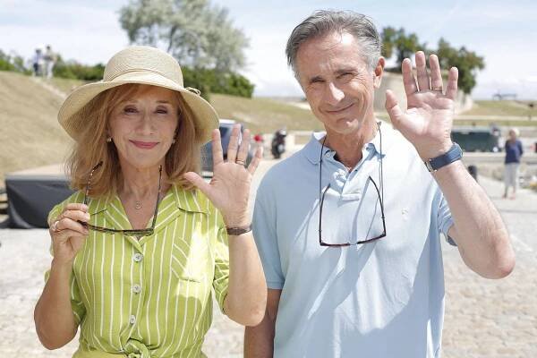 Ma famille t'adore déjà - Z natáčení - Marie-Anne Chazel, Thierry Lhermitte