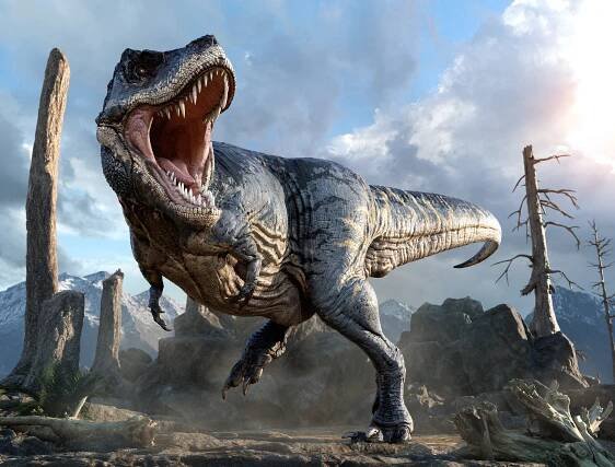 Fototapeta T-Rex ve 3D - Tappy.cz