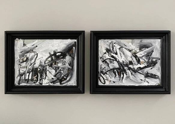 Todd Hunter, RAVEN, Installation view: Fox Jensen McCrory, AUCKLAND, 2021 (private collection Auckland)