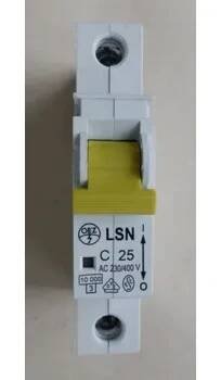 Jistič 1F / 3F jednofázový třífázový jistič OEZ LSN Varianta: 1F LSN C 25A