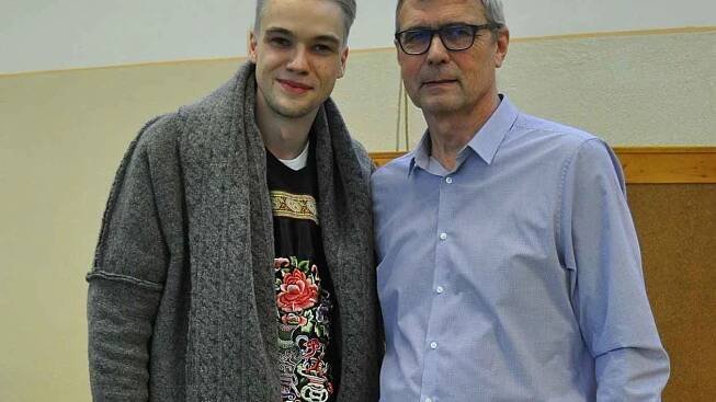 Mikolas Josef navštívil školáky na Jižním předměstí v Rokycanech