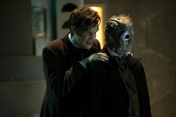 Pán času - Noční můra ve stříbrné - Z filmu - Matt Smith, Jason Watkins