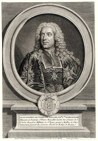 Marc-Pierre de Voyer, hrabě d'Argenson – Wikipedie