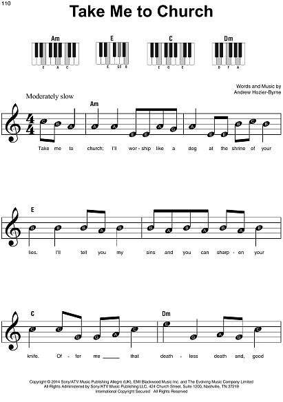 Hozier - Take Me To Church | Notypisni.cz