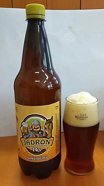 Jadroň medová 14° (Pivovar Jadrníček) - polotmavé speciální pivo ochucené - hodnocení piva