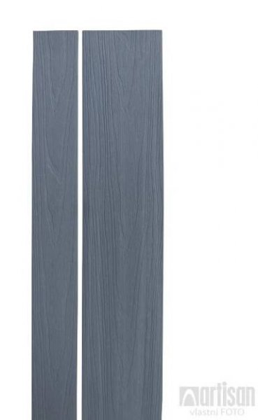 WPC dřevoplastová prkna na plot Dřevoplus Profi 15x138x4000 - Grey (šedá)