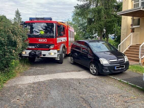 Výsledek kontroly průjezdnosti města Dobříš hasičskou technikou - Dobříšské listy Online