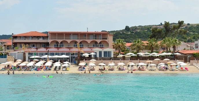 hotel Sousouras Chalkidiki letecky Snídaně