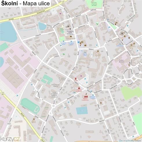 Školní - mapy | Kurzy.cz