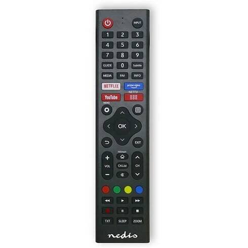 Dálkový ovladač NEDIS TVRC45HIBK pro TV Hi-Sense