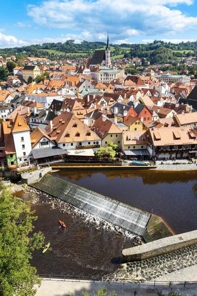 Cesky Krumlov town UNESCO, South Bohemia, Czech republic, Europe royalty free stock photos