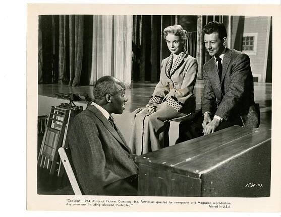 Scatman Crothers, Janet Leigh, and Donald O'Connor in Walking My Baby Back Home (1953)