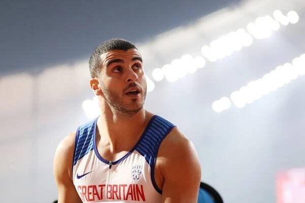 Adam Gemili at the IAAF World Athletics Championships, Doha 2019