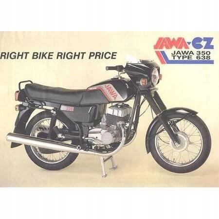 Jawa CZ 350 type 638 - ceduľa 30cm x 20cm Plechová tabuľa