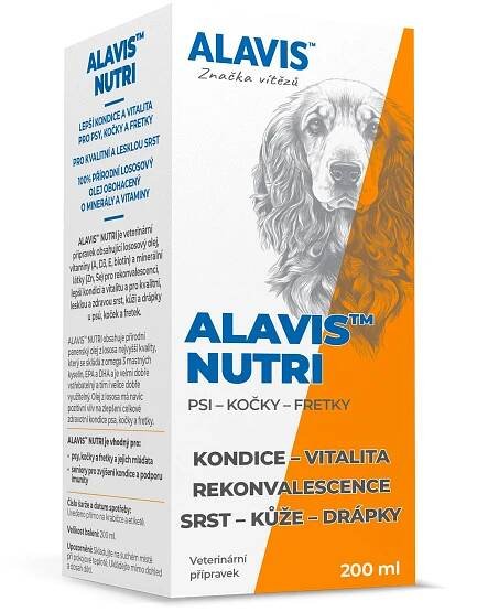 100% lososový olej na vitalitu, kvalitnú srsť, kožu a pazúry