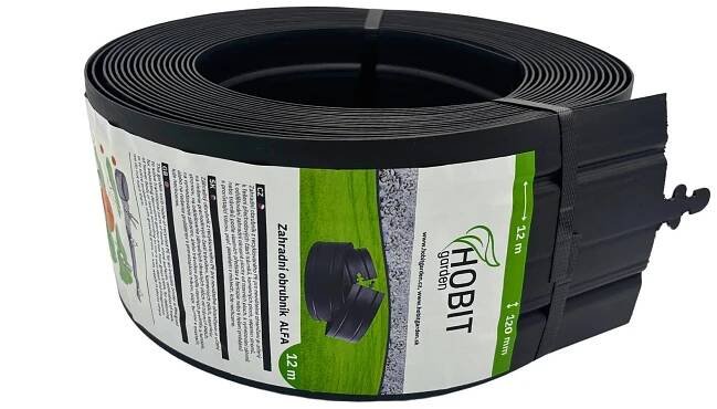 HOBIT garden Zahradní obrubník ALFA 12 cm x 12 m