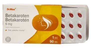 Dr. Max Betakarotén 6 mg 1×90 cps, výživový doplnok