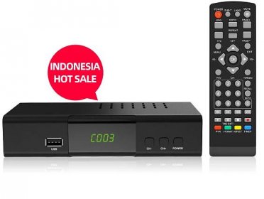 FTA Free To Air DVB Receiver Sunplus 1509C PVR Free To Air HD/SD Media Player DVB T2 Set Top Box 8 Feet Antenna DVB T2 Decoder