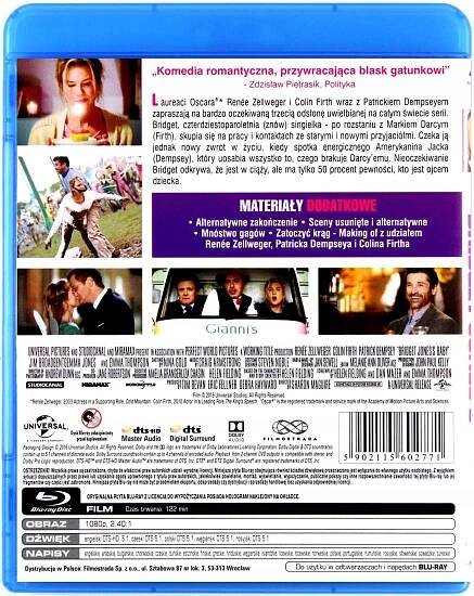 DENÍK BRIDGET JONES 3 [BLU-RAY] Stav balení originální