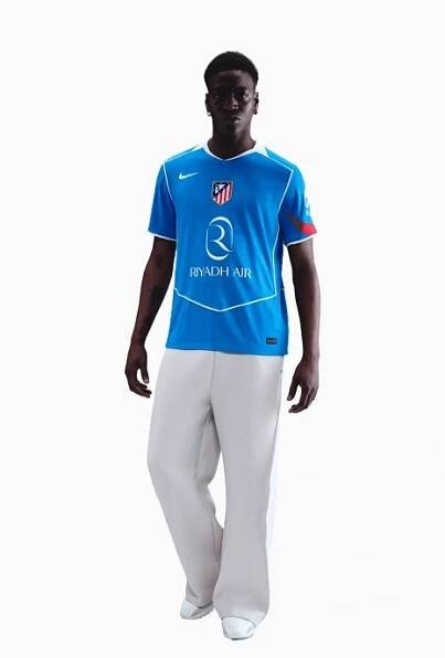 Tričko Nike Atlético Madrid 25/26 třetí Stadium - Modrý