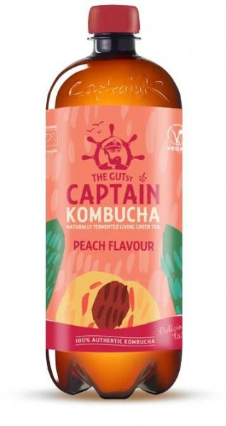 Captain Kombucha Broskev 1l