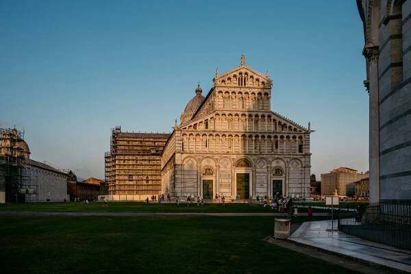 Piazza Dei Miracoli In Pisa At Sunset – Free Stock Photo