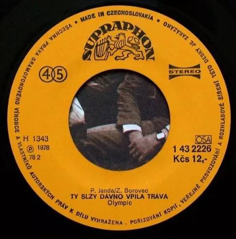 📙 Ty Slzy Dávno Vpila Tráva • Sprcha - Olympic (1978, Supraphon)