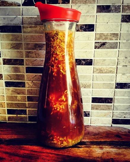 ginger passion fruit kombucha