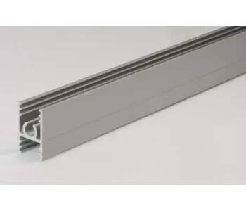 SEVROLL 03756 horní vodící lišta Simple/Blue 2m (pro lamino 10mm) stříbrná