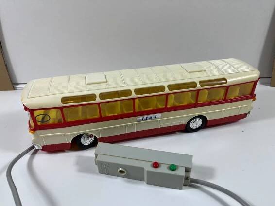 Stará hračka autobus ITES KAROSA ŠD 11 - na bowden - ovládání