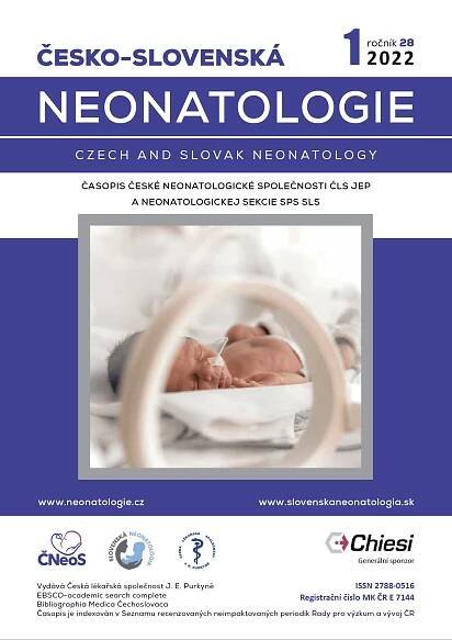 Česká Neonatologická Společnost • CS Neonatologie 1