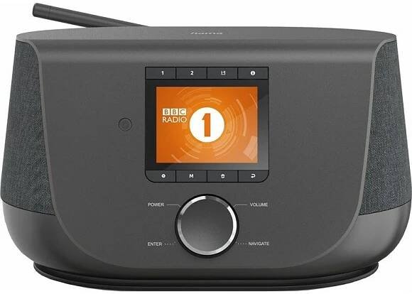 Internetové rádio s DAB+ Hama DIR3300SBT, černé
