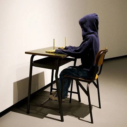 maurizio-cattelan-charlie-dont-surf-mains-clouees