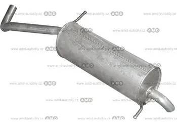 Zadní díl výfuku 1,4 8V hatchback TYLL - 6Q6253609AQ, 6Y6253609, 6Q6253609AC, 6Q6253609AQ, 6Q6253609L, 6Q6253609 - Fabia 1,4 MPi 8V hatchback