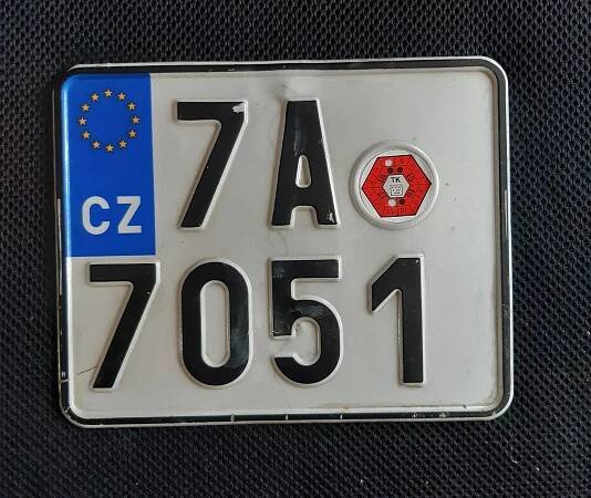 Stará SPZ - MOTO JAWA - Auto-moto