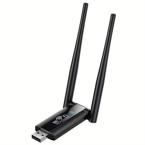 * 300Mbps 2.4G Wireless WiFi * Amplifier, USB-Powered Portable Wifi Booster Repeater for Computers, Office & Indoor Use, Single Band 2.4GHz, H