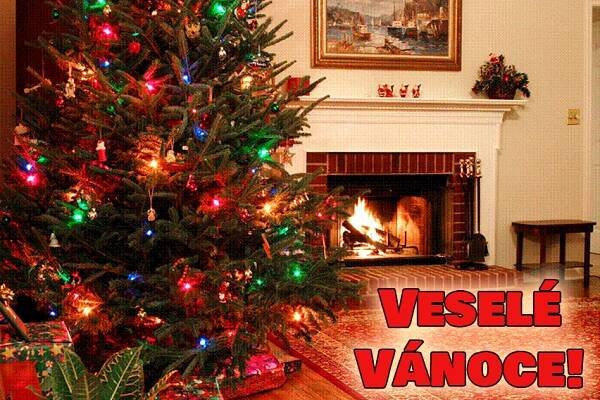 Veselé Vánoce GIFy - Krásné animované pohlednice